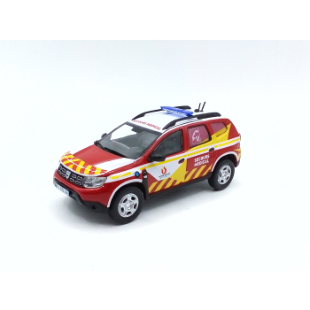 Dacia Duster Secours Medical Straż Pożarna Pomoc Medyczna - skala 1:43 - Hachette